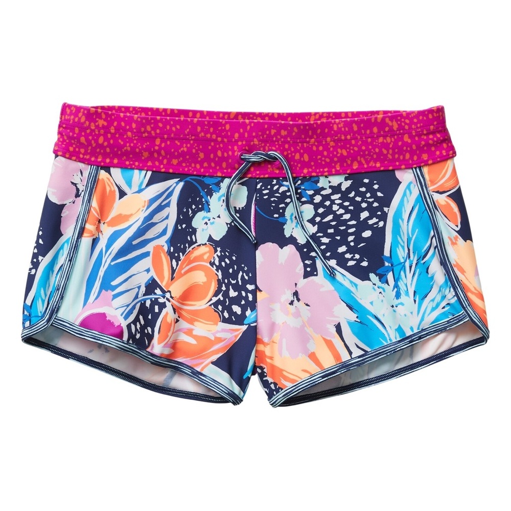 Athleta Floral cannonball 2.0 short
